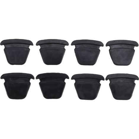 Support de Verre, Rabats D'insertion, Support de Verre de Console, Kit de 8 Languettes en Caoutchouc, Rabats de Retenue de Boissons Antidérapants (1/5)