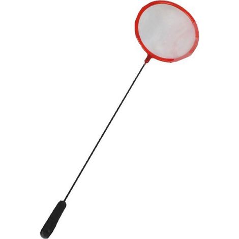 Épuisette pour aquarium, écumeur à mailles fines de 3 pouces, convient aux petits aquariums, avec un manche de 9 pouces de long, rouge. (1/5)