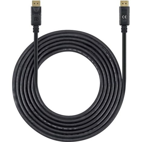 Câble de raccordement - - DisplayPort - 1.00 m - 8K à 60 Hz - Gaine tressée (1/4)