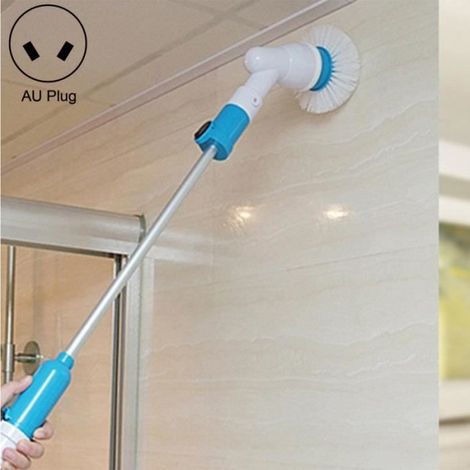 Brosse de nettoyage multifonctions pour laveur carreaux et sans fil pour nettoyeur puissance pour mur plancher salle bains, prise AU (1/4)