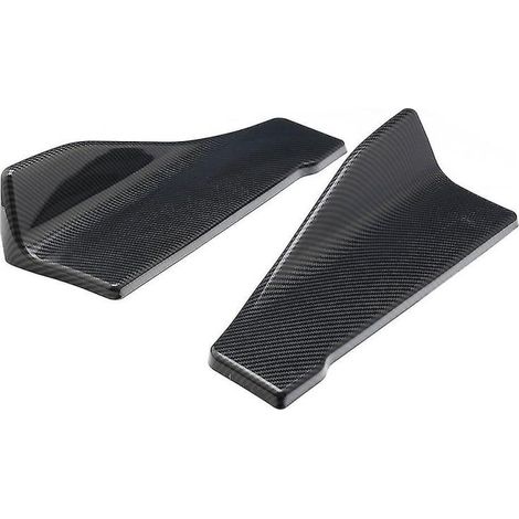 Kit de carrosserie comprenant 2 extensions de bas de caisse et séparateurs de pare-chocs arrière en fibre de carbone (35 cm) pour BMW F30 F31 M Sport (2013-2019). (1/5)
