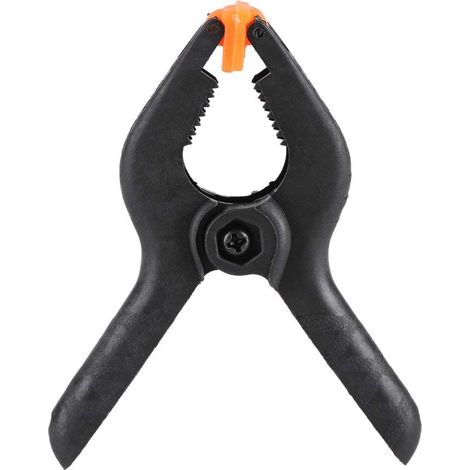 Lot 10 pinces clip ressort – type A noir – multifonctionnel – bricolage bois – menuiserie – 3in 35mm (1/5)