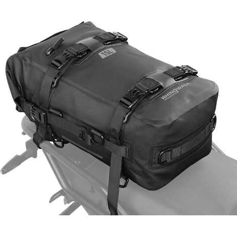 Motorrad Hecktasche 8/15/30L wasserdicht, als Sitztasche/Satteltasche, mit Reflektoren (1/5)