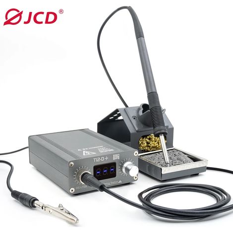 Station de soudage numérique (220V) 75W avec température réglable, adaptée à la réparation des cartes PCB de téléphones portables. (1/5)