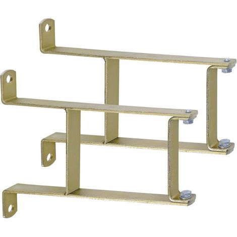 Meibes Soporte 66337.3 negro para montaje mural calefacción