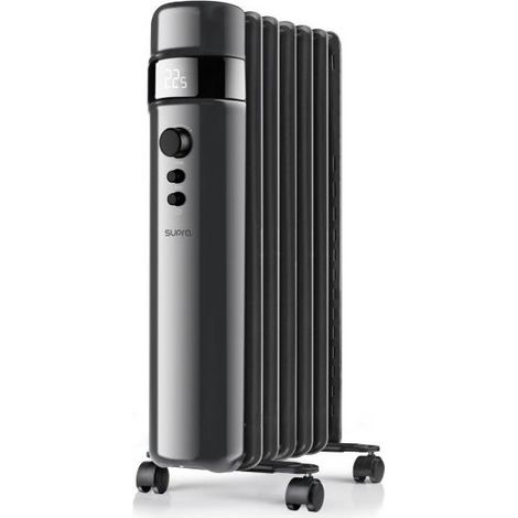 SUPRA Radiateur mobile bain d'huile 2000W Thermostat Réglable Minuterie