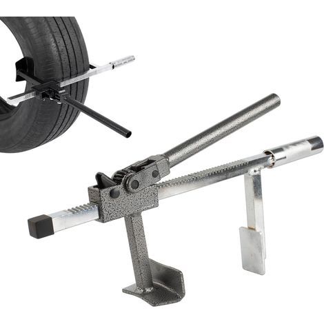 Universal tire changer for cars and motorcycles, truck tire repair kit, car and motorcycle tire removal tool (black, 43 cm) (1/5)