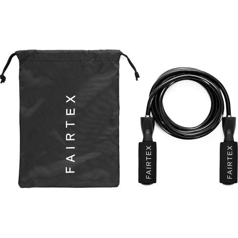 Corda per saltare Fairtex nera