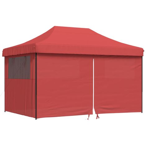 Party-Zelt Bordeauxrot 292 x 440 x 315 cm Oxford-Stoff vidaXL