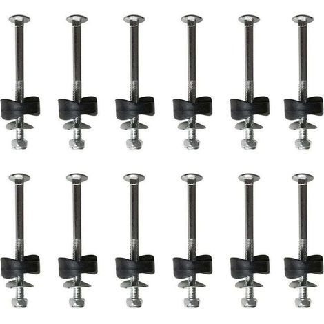 Lot de 12 entretoises de trampoline avec vis pour fixer le trampoline - Accessoires de rechange pour trampoline (1/5)