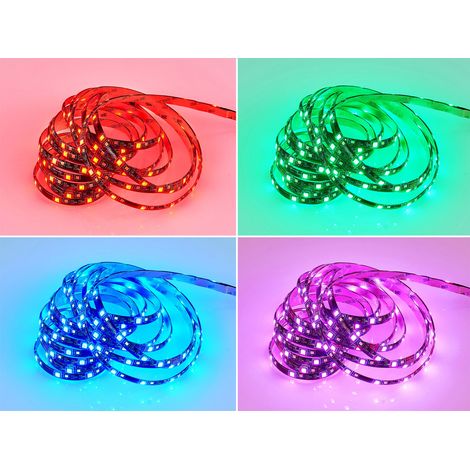 LED Streifen RUSH mit Fernbedienung & RGB für Innen & Außen - 5 Meter (1/5)