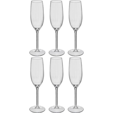 Verres à champagne VOLTA, 6 pièces x 210 ml (1/4)