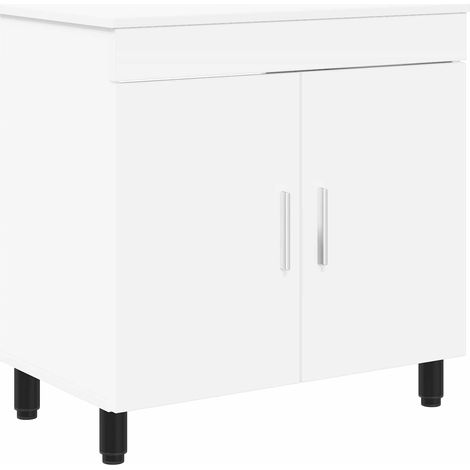 Bathroom Vanity Unit White 60 x 35 x 60 cm Engineered Wood vidaXL