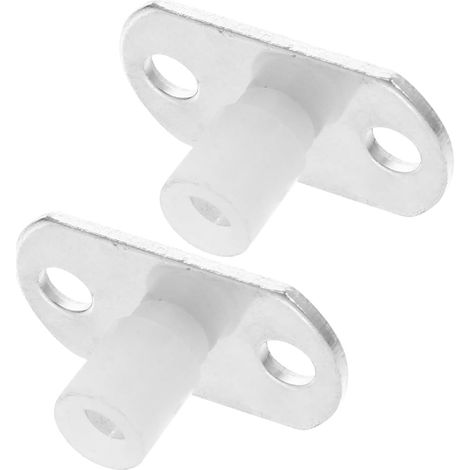 2 pièces guide de sol pour porte de grange coulissante, inox (1/5)