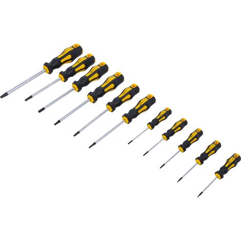 Diy 7844 Jeu de tournevis profil en T (pour Torx) T6 - T40 11 pièces (1/5)