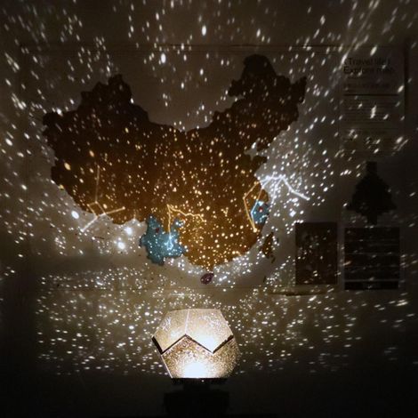 Lampe de projection ciel étoilé, projecteur planétarium pour la maison, veilleuse galaxie 3D pour chambre d'enfant (1/5)