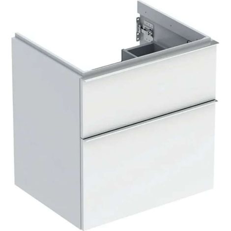 Geberit iCon mueble bajo lavabo, 2 cajones, 59,2x61,5x47,6 cm, (1/2)
