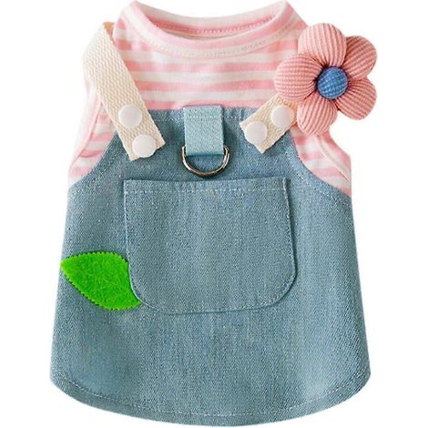 Gilet pour chien, robe de princesse pour chat, robe pour chienne, vêtements de fête, vêtements d'été pour animaux de compagnie, vêtements pour chats, jupe pour chiot-L (1/5)