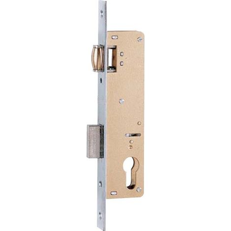 ISEO CERRADURA 743 30 85 EMBUTIR METAL RODILLO/PALETON FRENTE 22 LEVA 15