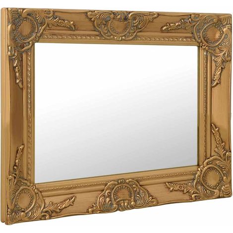 Maison Exclusive - Wandspiegel im Barock-Stil 50x40 cm Golden