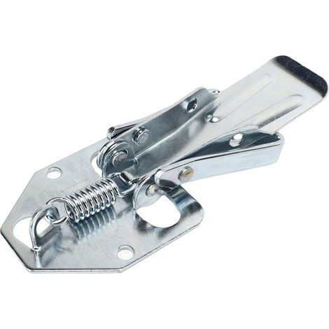 Loquet de porte de remorque robuste en fer galvanisé, poignée de porte, verrou de hayon élévateur, loquet à tirer pour caravane et camionnette (1/5)