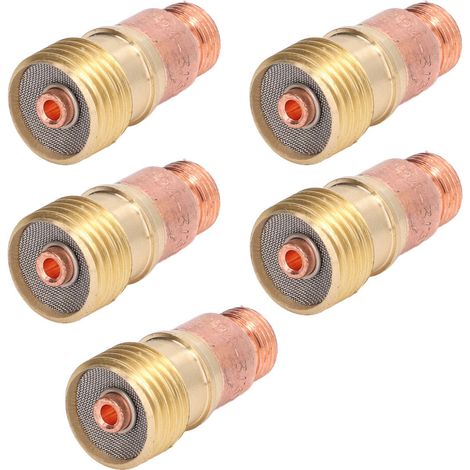 Lot de 5 pinces de soudage à gaz de 3/32 po pour connecteur métallique, remplacement pour TIG WP-17 18 26 (1/5)