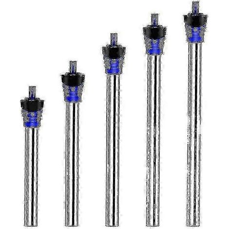 Chauffage d'aquarium réglable en acier inoxydable 50W/100W/200W/300W/500W avec thermostat submersible et résistance chauffante 110/220V. (1/5)