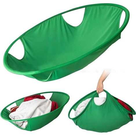 26'' zusammenklappbarer Wäschekorb, tragbarer, ausziehbarer Wäschekorb (1/4)