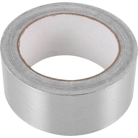 Ruban Adhésif Aluminium Argenté pour Isolation et Étanchéité des Tuyaux Rouleau de 1 Haute Température pour Besoins D'étanchéité et Isolation Thermique (1/5)