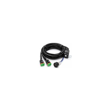 Faisceau Electrique relais pour Barre LED - 2 voies DT - Interrupteur 2D163C - Connecteurs DT et interrupteur fournis (1/4)
