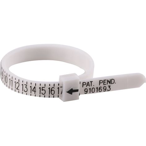 Bague mesure taille US, outil de mesure doigt en acier, jauge métrique anneau, testeur alliance, baguier universel pour homme femme, accessoire précision. (1/5)
