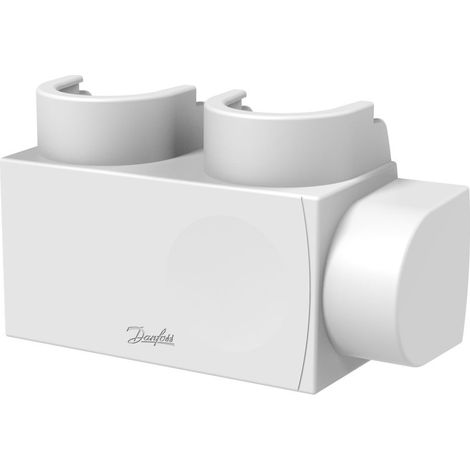 Danfoss Kunststoffabdeckung für VHS-DV Eck, Fühler links in RAL 9016, Heizkörper 1/2'', 013G7966 (1/5)