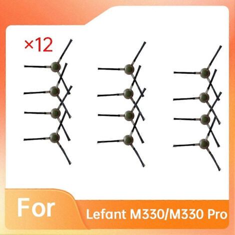 NALOOKAMIC Lot de 12 brosses latérales pour balayeuse Lefant M330/M330 Pro - Accessoires pour balayeuse (1/4)