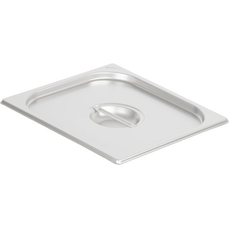 Mahlzeit Tapa para recipiente GN 2/3 Diferentes tamaños, tapa gastronómica, acero inoxidable (1/4)