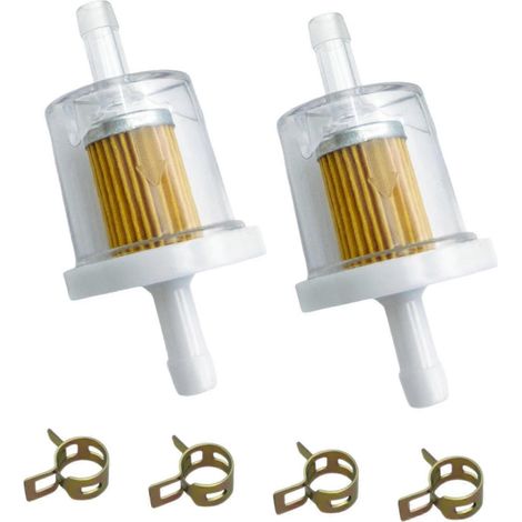 Kit de filtre à carburant pour conduites légères (2 pièces) 691035 493629, compatible avec les conduites de 1/4". (1/5)