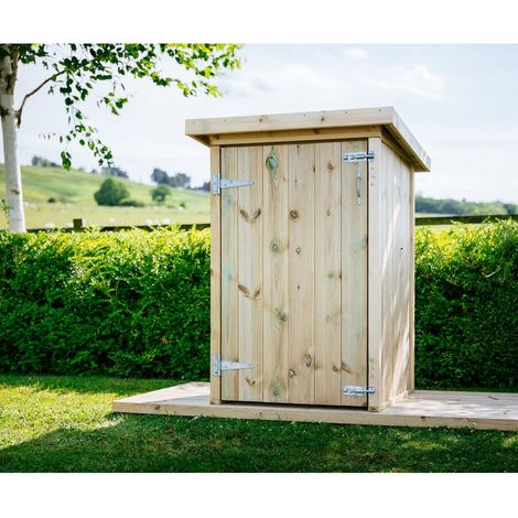 Mitton Garden Store Small - Timber - L96 x W89 x H123 cm