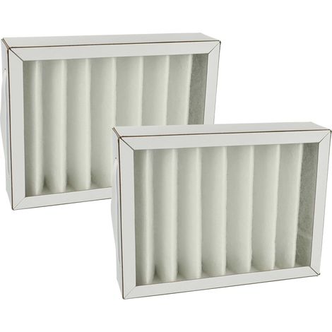 vhbw 2x Air Filter G4 compatible with Pluggit Avent P180 Vent, Condensation Damp Control Ventilator - White