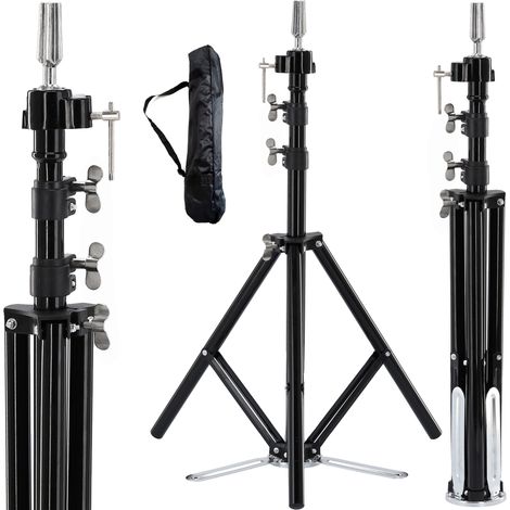 Dreibeinstativ für Friseur-Übungskopf STAT-046, schwarz laminiert, Superior Line, 155 cm (1/5)