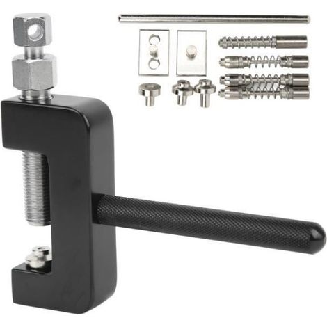 Brise chaîne 12pcs Ensemble d'Outils Universels de Rivetage de Coupe Chaîne de Moto avec Boîte de Rangement moto coffret (1/4)