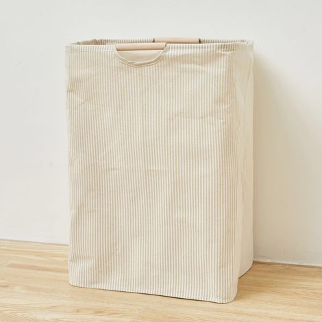 Grand panier à linge à double poignée, panier à linge sale pour chambre, dortoir, rangement de jouets, panier à linge, 40 x 27 x 56 cm (1/5)