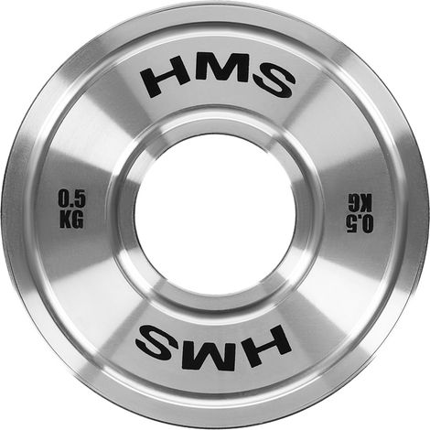 Disco de acero olímpico calibrado de 0,5 kg TOS05 HMS (1/5)
