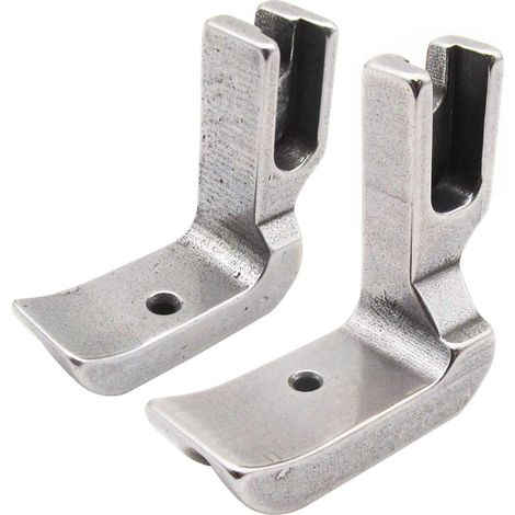 2 Pieds passepoil, tige haute, 3/8", gauche et droit, machines coudre industrielles (1/5)