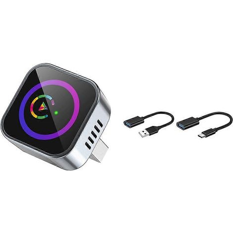 Kabelloser CarPlay-Adapter: Intelligentes Plug-&-Play-USB-Gerät. Wandelt kabelgebundenes CarPlay in kabelloses CarPlay um und ermöglicht so die nahtlose Integration in Fahrzeuge. (1/5)
