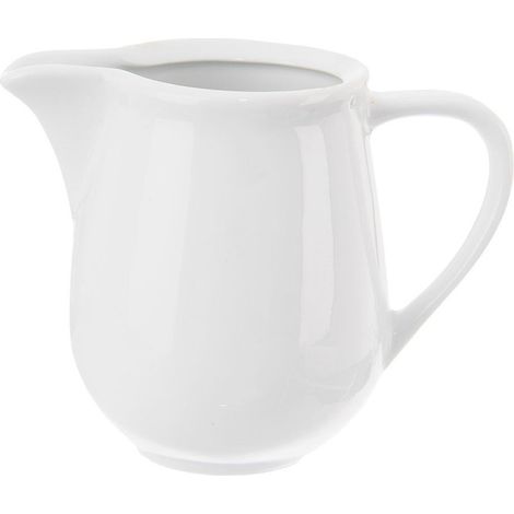 Piccola lattiera in porcellana per latte, panna, salse e intingoli, 80 ml (1/5)