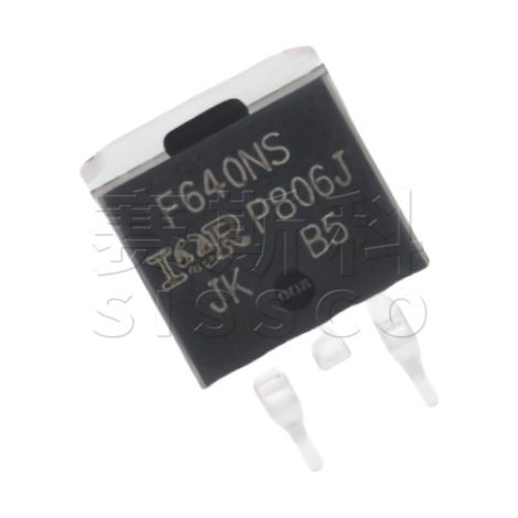 Lot of 5 new and original electronic components IRF640NSTRLPBF TO-263 MOSFET (field-effect transistor) N channel 220V/18A.