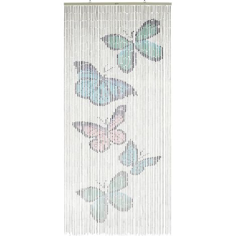 Maximex Tendaggi in bambù 90x200 cm motivi girasole e farfalla (1/5)