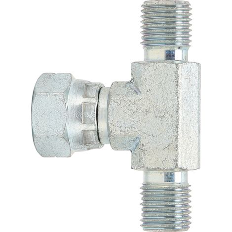 Raccord en T en acier 1/4" pour pistolet airless - Pièce de rechange pour équipement haute pression