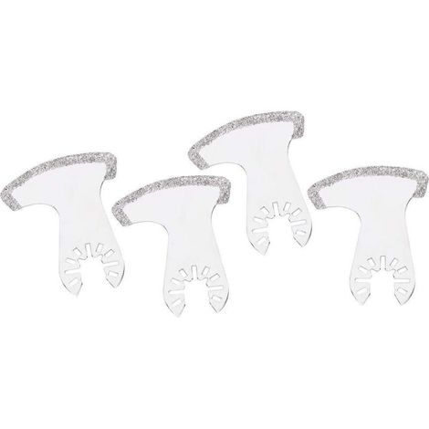 4 pièces lame de scie à dégagement rapide multi-outils Outils oscillants, lame de coupe en marbre, pour WORX/FEIN/DREMEL (1/5)
