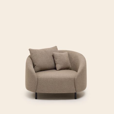 Fauteuil en Revêtement en tissu texturé JULIKA (1/4)