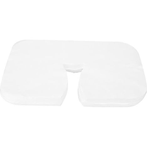 Housse de coussin jetable, 100 pcs Super Doux Coton SPA Appui-Tête Housse de Coussin Visage Massage Housse de Coussin pour Salon de (1/4)